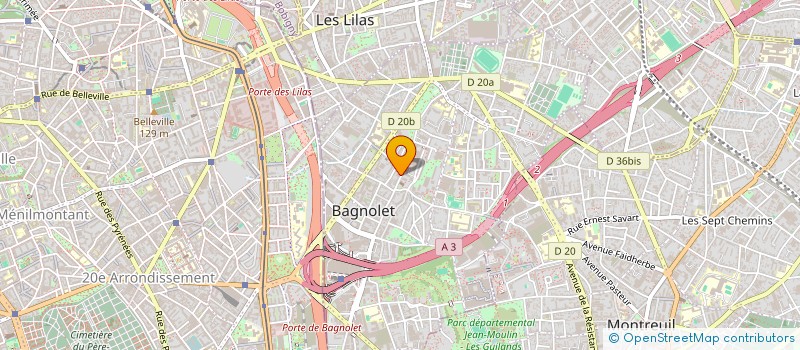 localisation de l'entreprise MADAME HAYET BEN JAAFAR à BAGNOLET