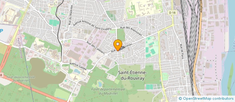 localisation de l'entreprise MADAME HAYET BEZZEKHAMI à SAINT-ETIENNE-DU-ROUVRAY