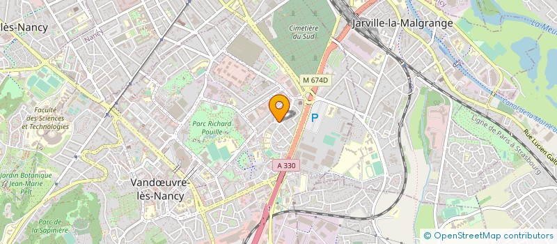 localisation de l'entreprise MADAME HAYET BIBI  VANDUVRE-LES-NANCY