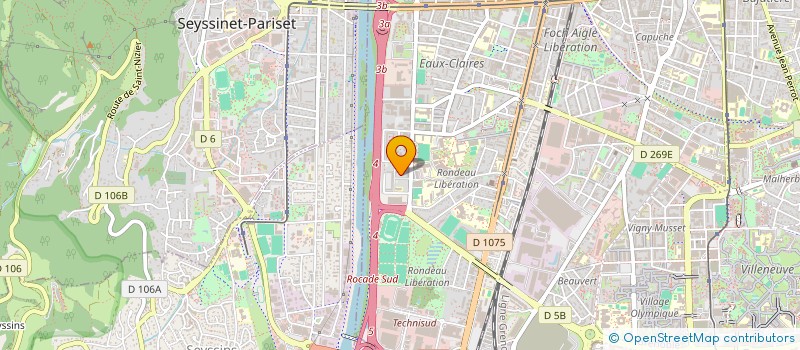 localisation de l'entreprise MADAME HAYET BOUCHAMA  GRENOBLE