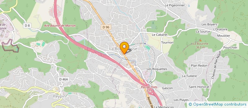 localisation de l'entreprise MADAME HAYET BOUKHRIS  LA BOUILLADISSE