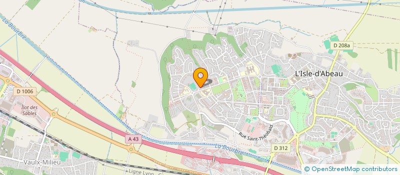 localisation de l'entreprise MADAME HAYET CHOUABNIA  L'ISLE-D'ABEAU