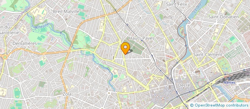 localisation de l'entreprise MADAME HAYET HARBI à NANTES