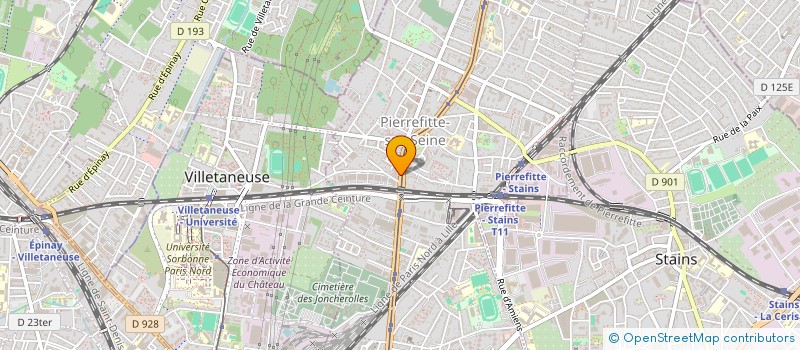 localisation de l'entreprise MADAME HAYET IKHLEF  PIERREFITTE-SUR-SEINE