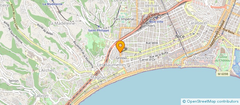 localisation de l'entreprise MADAME HAYET MAIEL à NICE