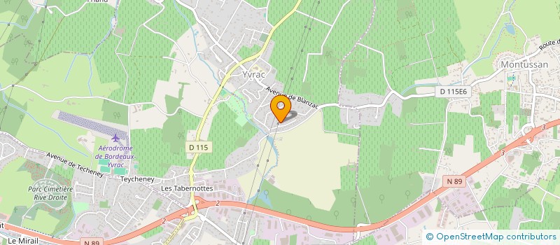 localisation de l'entreprise MADAME HAYET NOURY  YVRAC