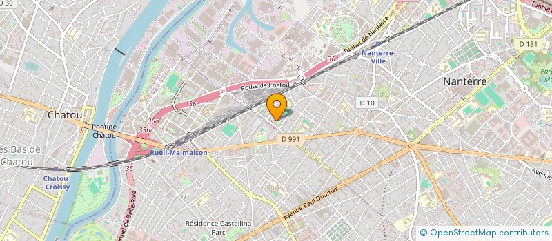 localisation de l'entreprise MADAME HAYET ZAOUI  NANTERRE