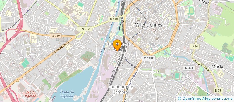localisation de l'entreprise MADAME HAYETTE ANAJAR à VALENCIENNES