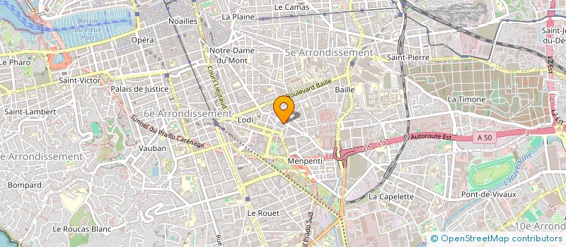 localisation de l'entreprise MADAME HAYETTE BARKAOUI  MARSEILLE