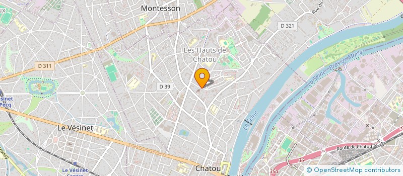 localisation de l'entreprise MADAME HAYETTE MEBTOUL  CHATOU