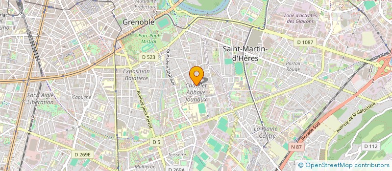 localisation de l'entreprise MADAME HAYETZ BELKHADRA  GRENOBLE