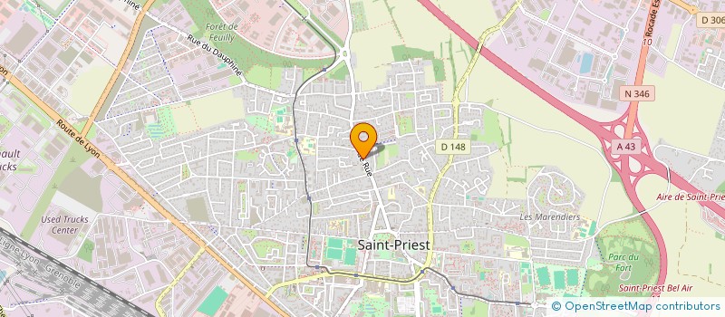 localisation de l'entreprise MADAME HAYFA SAFER  SAINT-PRIEST