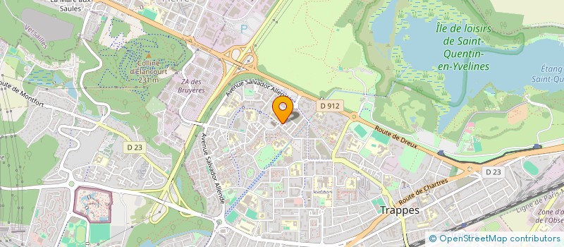 localisation de l'entreprise MADAME HAYLANA BENMOHAMED  TRAPPES