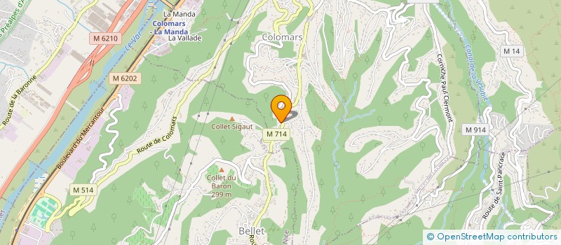 localisation de l'entreprise MADAME HAZAL KAPLAN  COLOMARS