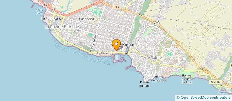 localisation de l'entreprise MADAME HAZAR ARIBI  SAINT-PIERRE