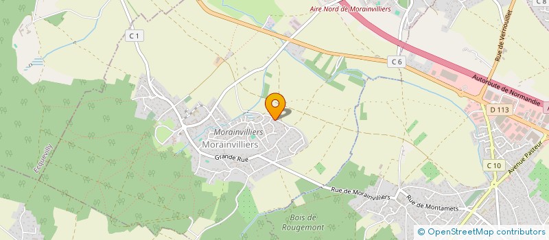 localisation de l'entreprise MADAME HAZAR BOUGUERRA  MORAINVILLIERS