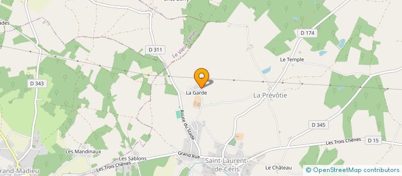 localisation de l'entreprise MADAME HAZEL BOYNTON à SAINT-LAURENT-DE-CERIS