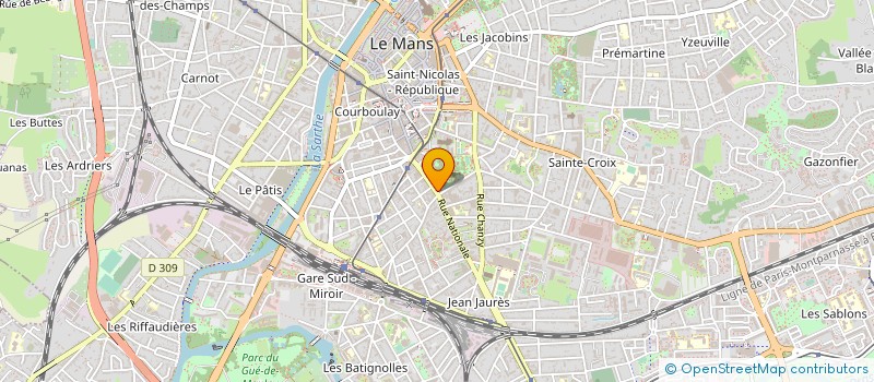 localisation de l'entreprise MADAME HAZIZA DAOUD à LE MANS