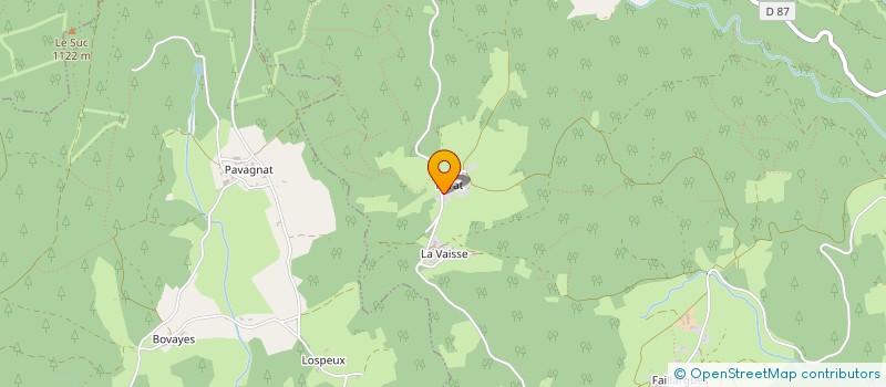 localisation de l'entreprise MADAME HEATHER CHAPMAN  MARSAC-EN-LIVRADOIS