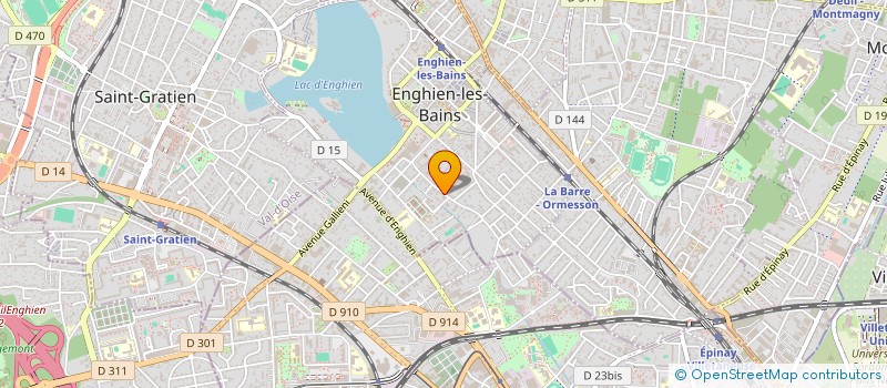 localisation de l'entreprise MADAME HEATHER RAMOS  ENGHIEN-LES-BAINS