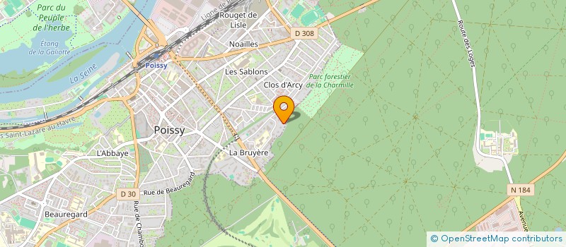 localisation de l'entreprise MADAME HEBA AL ABDUL RASSOUL  POISSY