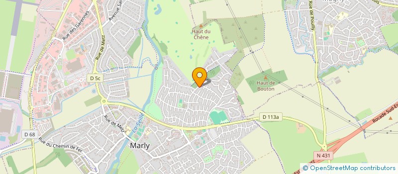 localisation de l'entreprise MADAME HEBE HANSEN  MARLY