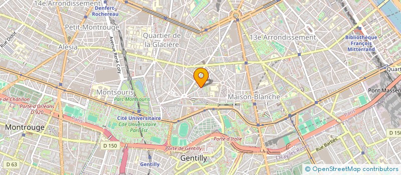 localisation de l'entreprise MADAME HEDI BAROUIN  PARIS