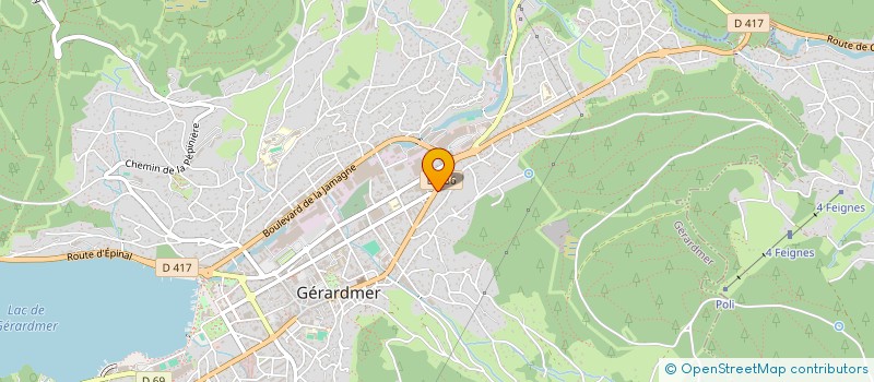 localisation de l'entreprise MADAME HEDI EZZINE  GERARDMER