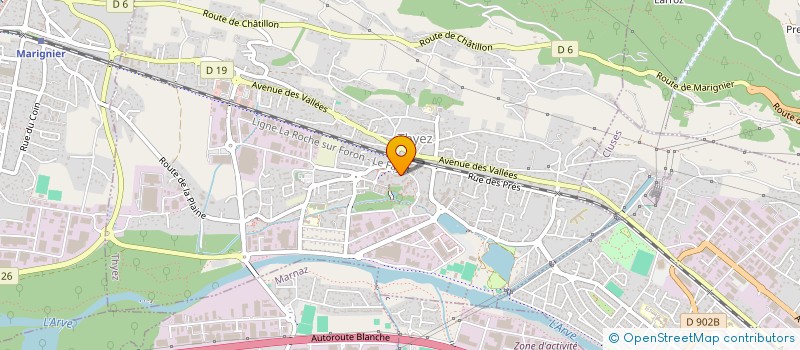 localisation de l'entreprise MADAME HEDI RZEIGUI  THYEZ