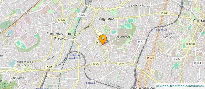 localisation de l'entreprise MADAME HEDIA NASFI à BAGNEUX