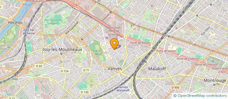 localisation de l'entreprise MADAME HEDVA HERMAN  VANVES