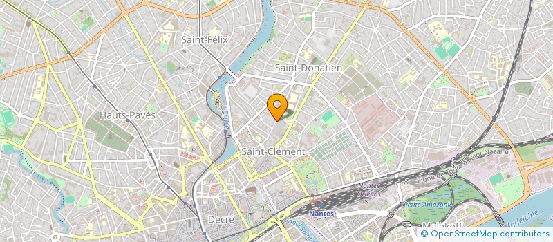 localisation de l'entreprise MADAME HEDWIGE DE MONTGOLFIER à NANTES