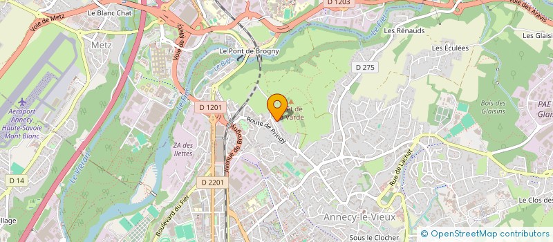 localisation de l'entreprise MADAME HEIDI DUPRE à ANNECY