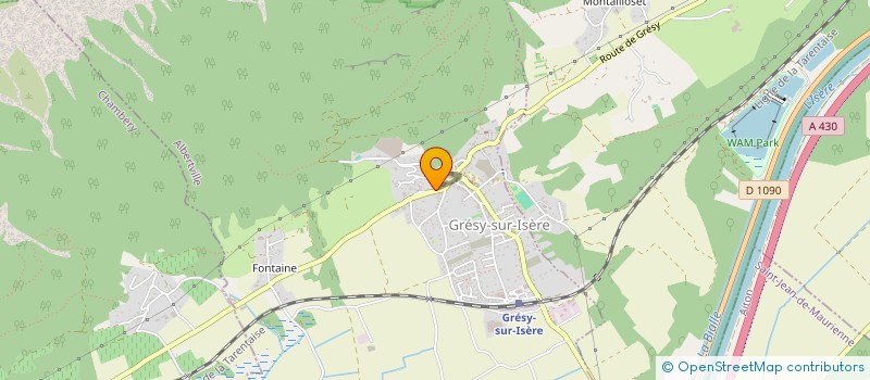 localisation de l'entreprise MADAME HEIDI ECCHER à GRESY-SUR-ISERE