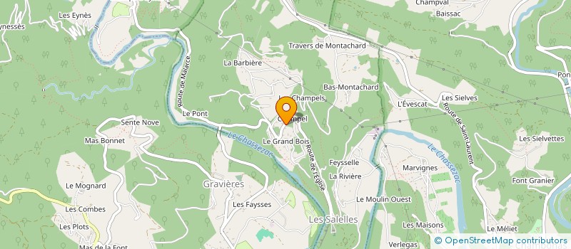 localisation de l'entreprise MADAME HEIDI FAUCUIT  LES SALELLES