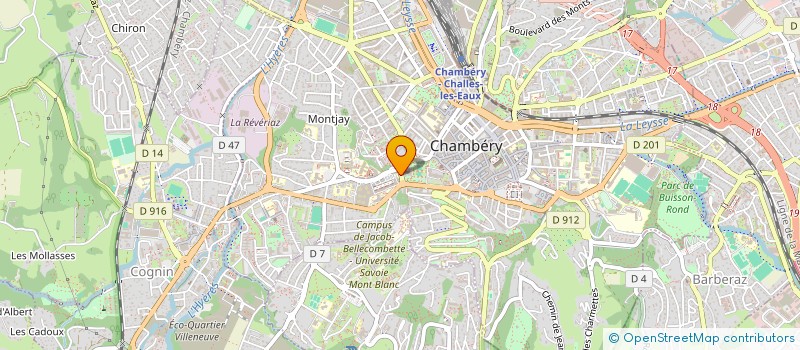 localisation de l'entreprise MADAME HEIDI GOMEZ à CHAMBERY