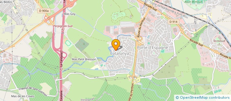 localisation de l'entreprise MADAME HEIDI GONCAVELS  PERPIGNAN