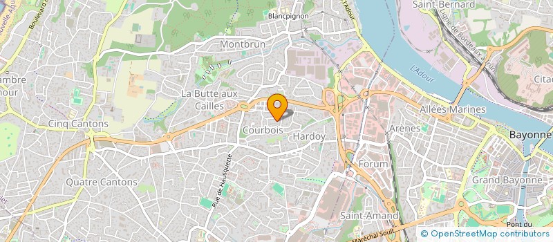 localisation de l'entreprise MADAME HEIDI HURTADO CASTRO à ANGLET