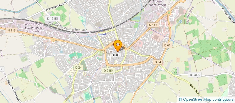 localisation de l'entreprise MADAME HEIDI IZA CORDOVA  LUNEL