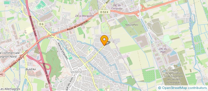 localisation de l'entreprise MADAME HEIDI LACHERAY  VEDENE