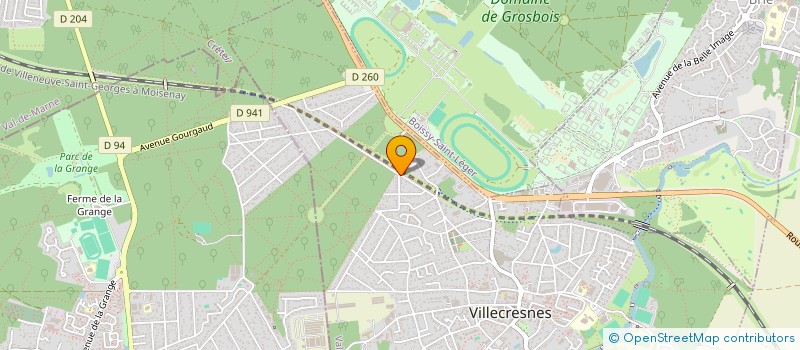 localisation de l'entreprise MADAME HEIDI LADEIRA  VILLECRESNES