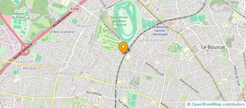 localisation de l'entreprise MADAME HEIDI LAFABRIE  BORDEAUX