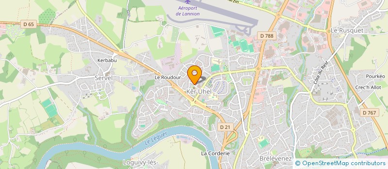 localisation de l'entreprise MADAME HEIDI LANDREAU à LANNION