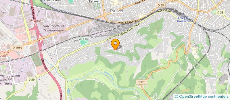 localisation de l'entreprise MADAME HEIDI LOUSTALOT  BRIVE-LA-GAILLARDE