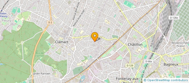 localisation de l'entreprise MADAME HEIDI LUCAS à CLAMART