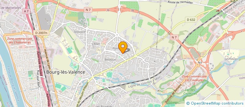 localisation de l'entreprise MADAME HEIDI ROSILLO à BOURG-LES-VALENCE