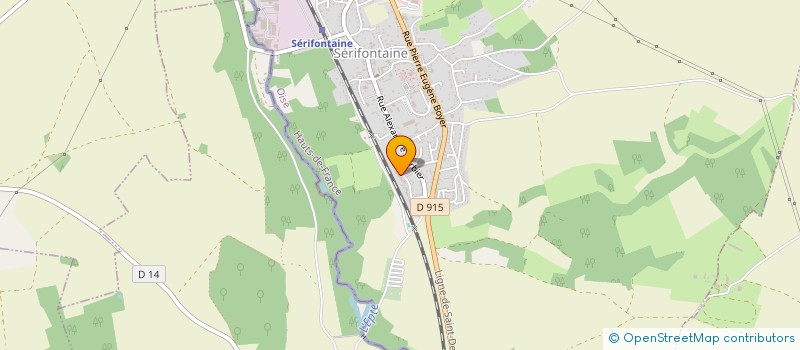 localisation de l'entreprise MADAME HEIDI SAINT JEAN  SERIFONTAINE