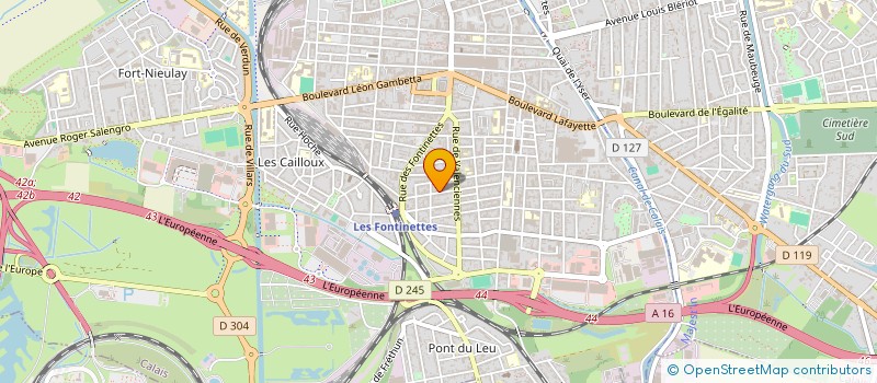 localisation de l'entreprise MADAME HEIDI WALLE  CALAIS