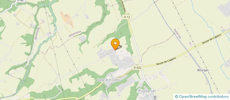 localisation de l'entreprise MADAME HEIDI WIDEMANN  LAGRACE-DIEU