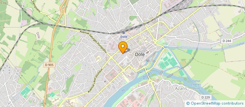 localisation de l'entreprise MADAME HEIDRUN BOERNER à DOLE